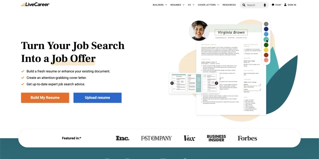 The Top 15 Free Resume Builders to Land Your Dream Job